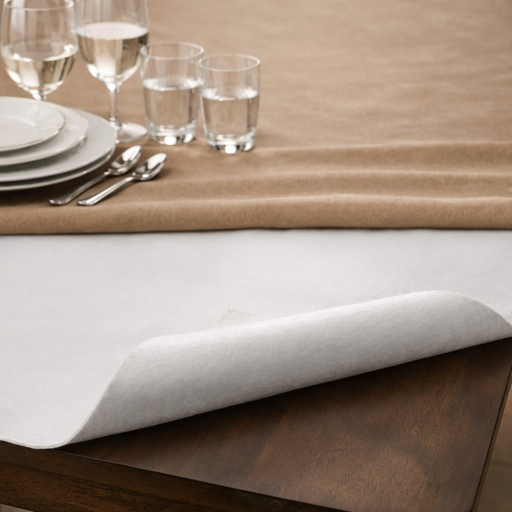 Custom cut-to-fit table padding